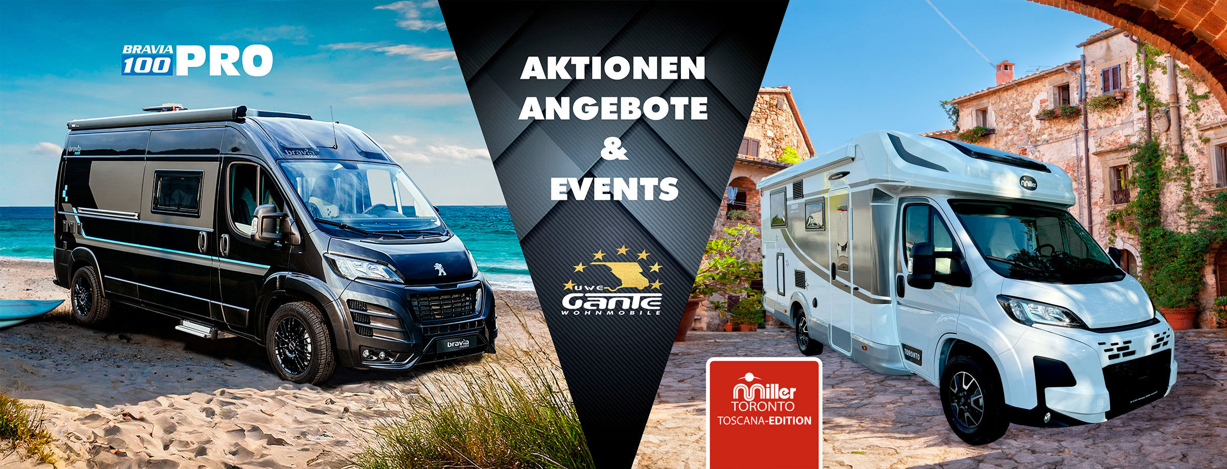 Aktion Bravia 100Pro und Toronto Edition Toscana Aktion
